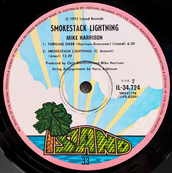 Mike Harrison (2) : Smokestack Lightning (LP, Album)