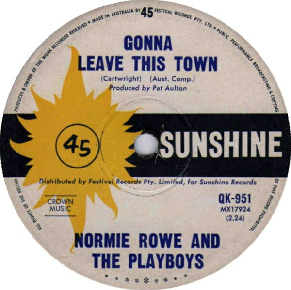 Normie Rowe And The Playboys* : It Ain't Necessarily So (7", Single)