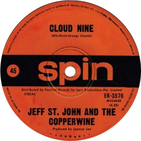 Jeff St. John And The Copperwine : Days To Come (7", Single)