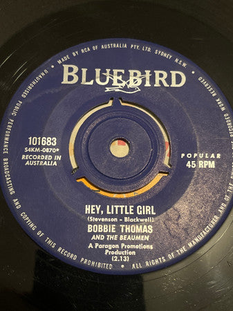 Bobbie Thomas And The Beaumen : That Lucky Old Sun (7", Mono)