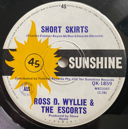 Ross D. Wyllie & The Escorts (8) : Short Skirts (7")