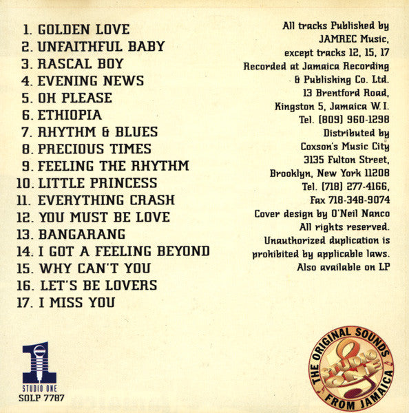 Lord Creator : Golden Love (CD, Comp)