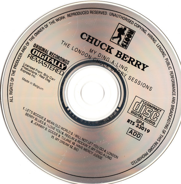 Chuck Berry : My Ding-A-Ling - The London Chuck Berry Sessions (CD, RE, RM)