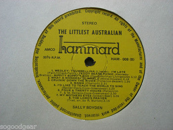 Sally Boyden : The Littlest Australian (LP, Album, Gat)
