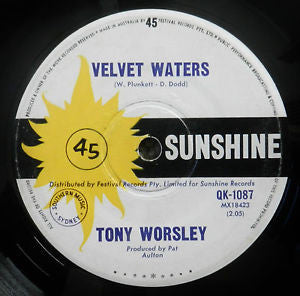 Tony Worsley : Velvet Waters (7")