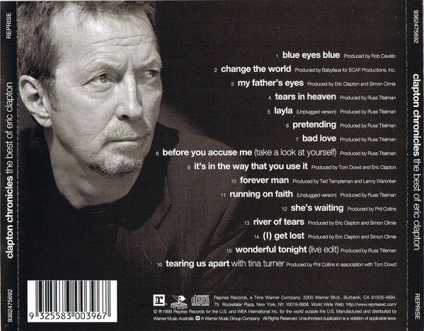 Eric Clapton : Clapton Chronicles (The Best Of Eric Clapton) (CD, Comp)
