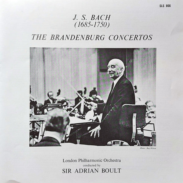 J.S. Bach*, London Philharmonic Orchestra, Sir Adrian Boult : The Brandenburg Concertos (Box + 2xLP, Album)