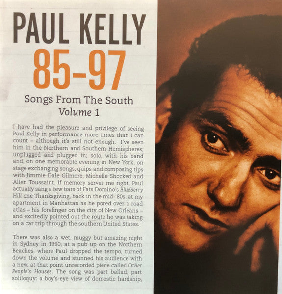 Paul Kelly (2) : Songs From The South - Paul Kelly's Greatest Hits (Volumes 1 & 2) (2xCD, Comp)