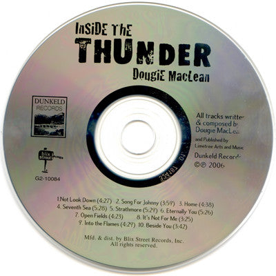 Dougie MacLean : Inside The Thunder (CD, Album)