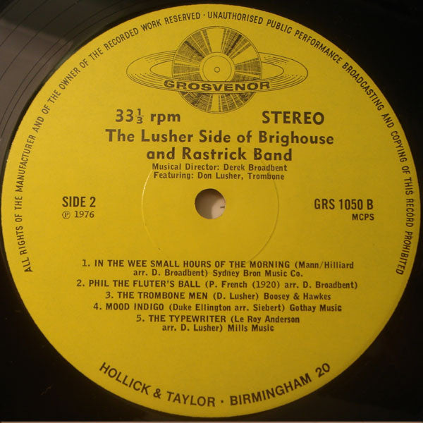 Brighouse And Rastrick Band* : The Lusher Side Of Brighouse And Rastrick Band (LP, Album)