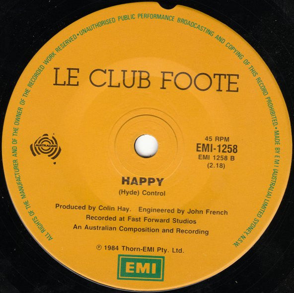 Le Club Foote : Party (7", Single)