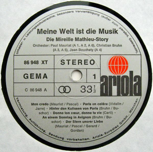 Mireille Mathieu : Meine Welt Ist Die Musik - Die Mireille Mathieu-Story (2xLP, Comp, Gat)