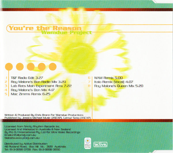 Wamdue Project : You're The Reason (CD, Maxi)