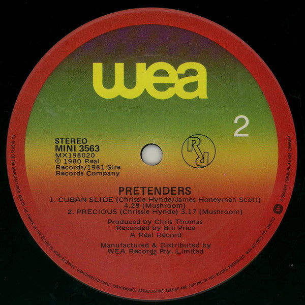 Pretenders* : Extended Play (12", EP)