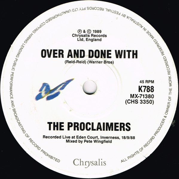 The Proclaimers : I'm On My Way (7", Single)