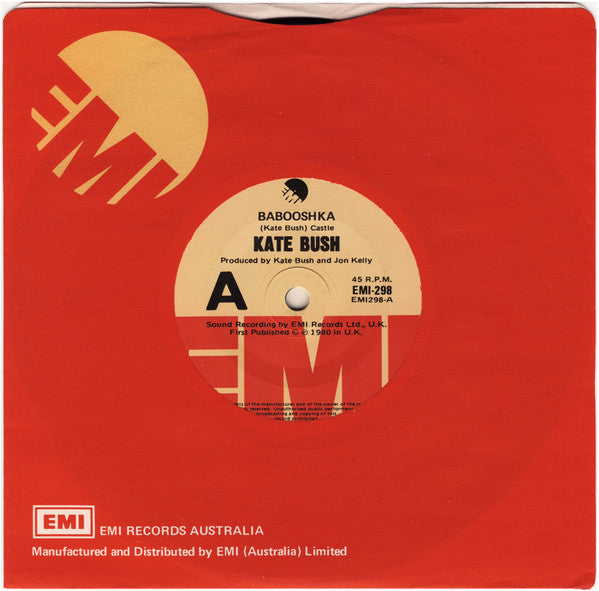 Kate Bush : Babooshka (7", Single)