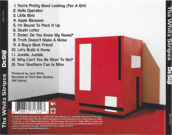 The White Stripes : De Stijl (CD, Album, RE)