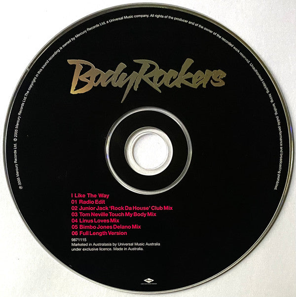 BodyRockers : I Like The Way (CD, Maxi)