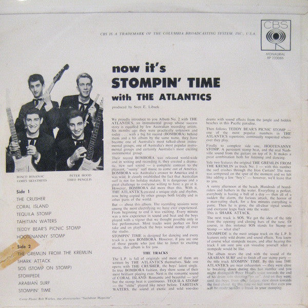 The Atlantics : Now It's Stompin' Time (LP, Mono)