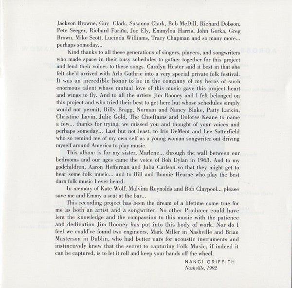 Nanci Griffith : Other Voices | Other Rooms (CD, Album)