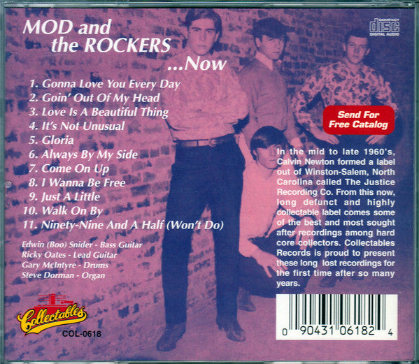 Mod And The Rockers : Now (CD, Album, RE)