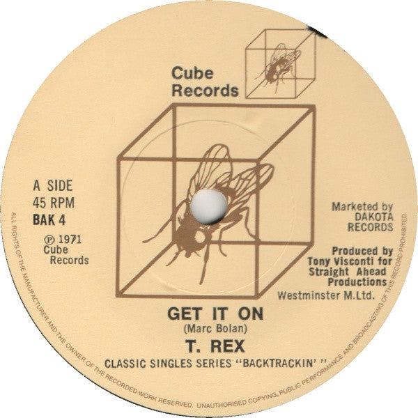 Marc Bolan / T. Rex : Get It On / Debora (7", Single, RE)