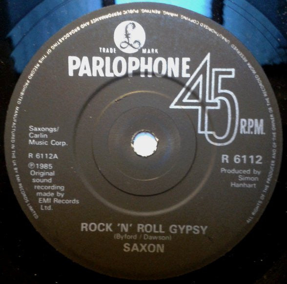 Saxon : Rock 'N' Roll Gypsy (7", Single)