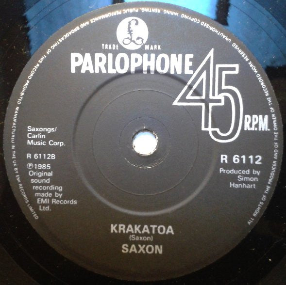Saxon : Rock 'N' Roll Gypsy (7", Single)