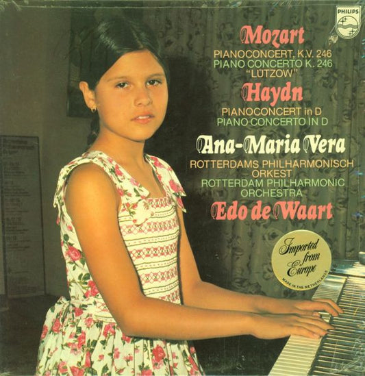 Mozart* / Haydn* - Ana-Maria Vera, Rotterdams Philharmonisch Orkest, Edo de Waart : Pianoconcert, K.V. 246 "Lützow" / Pianoconcert In D (LP)