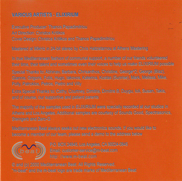 Various : Elixirium (CD, Comp, Mixed)