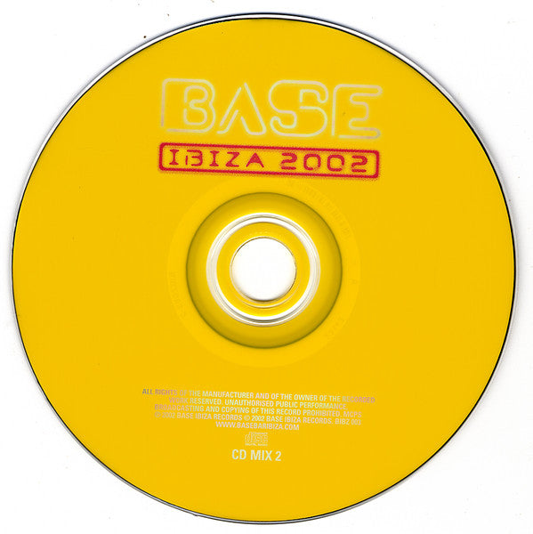 Various : Base Ibiza 2002 (2xCD, Mixed)