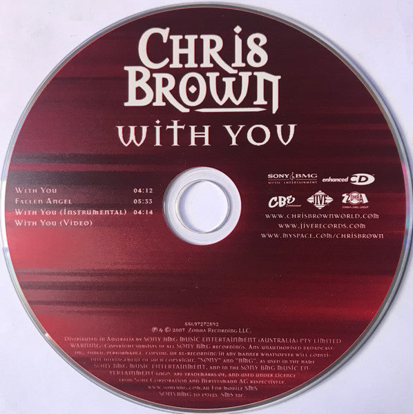 Chris Brown (4) : With You (CD, Single, Enh)
