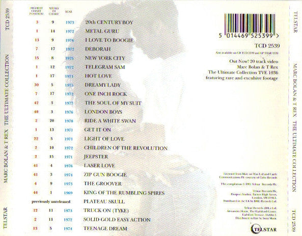 Marc Bolan And T-Rex* : The Ultimate Collection (CD, Comp)