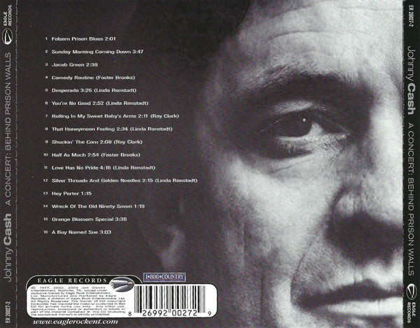 Johnny Cash : A Concert: Behind Prison Walls (CD, Album)