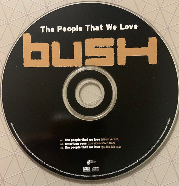 Bush : The People That We Love (CD, Maxi)
