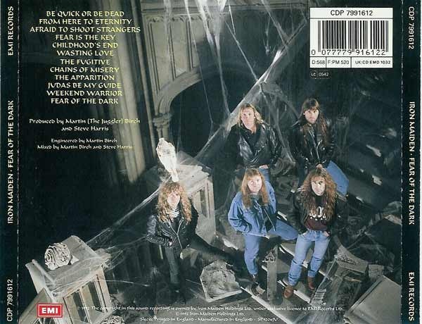 Iron Maiden : Fear Of The Dark (CD, Album)