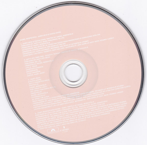 Daniel Bedingfield : James Dean (I Wanna Know) (CD, Single, Enh)