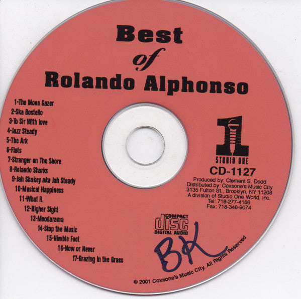 Rolando Alphonso* : Best Of Rolando Alphonso (CD, Comp)