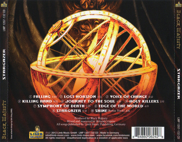 Black Majesty : Stargazer (CD, Album)
