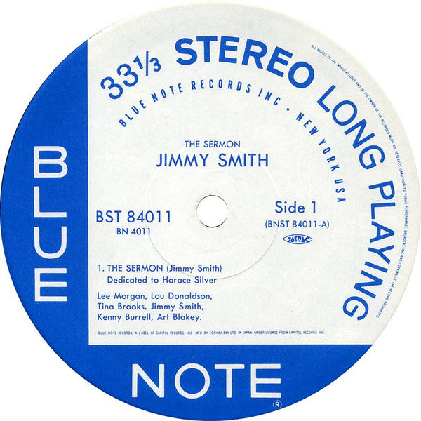 Jimmy Smith : The Sermon! (LP, Album, Ltd, RE)
