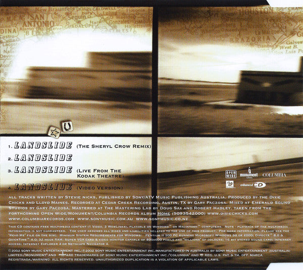 Dixie Chicks : Landslide (CD, Maxi, Enh)