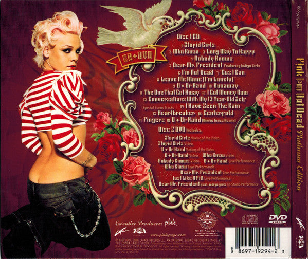 P!NK : I'm Not Dead (CD, Album, Exp + DVD-V, NTSC + Pla)