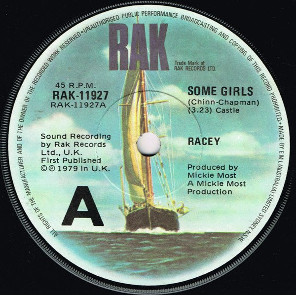 Racey : Some Girls (7", Single)