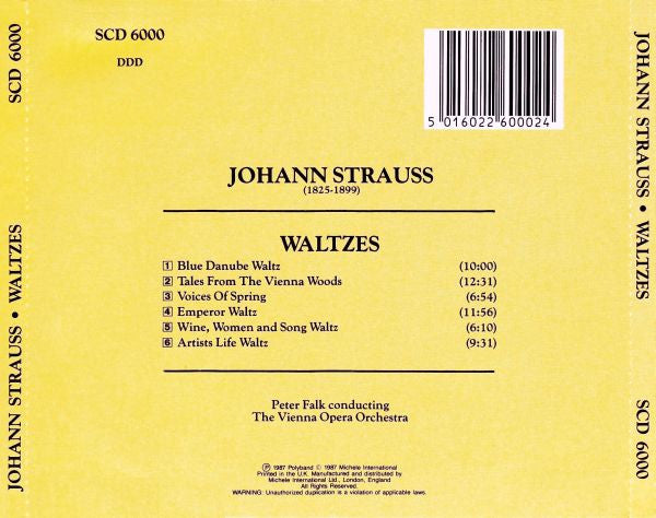 Johann Strauss* : Waltzes (CD, Album)