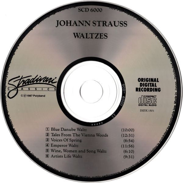 Johann Strauss* : Waltzes (CD, Album)