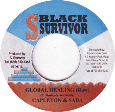 Capleton & Saba Tooth : Global Healing (7")