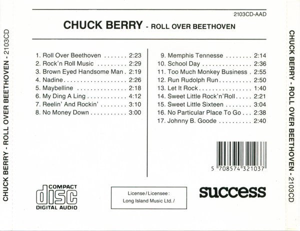 Chuck Berry : Roll Over Beethoven (CD, Comp)