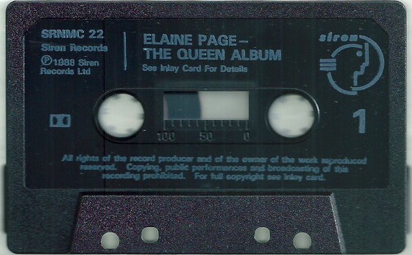 Elaine Paige : The Queen Album (Cass, Album)