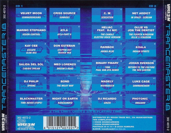 Various : Trancemaster 18 (2xCD, Comp)