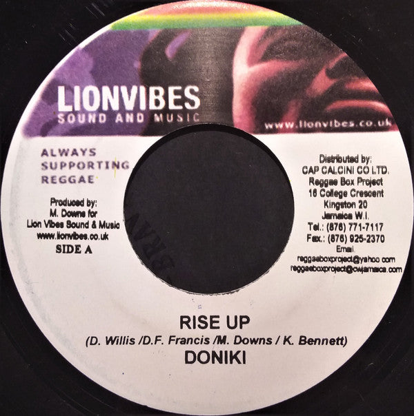 Doniki / Lion Vibes All Stars : Rise Up / Ever Bless Dub (7")
